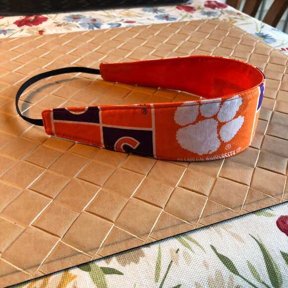 Reversible Clemson University Headbands by Sheila Bee Designs - Picture 3 of 4